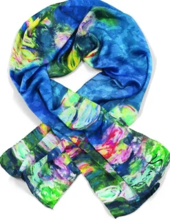 Ars mundi Künstlertücher<Seidenschal »Seerosen« nach Claude Monet