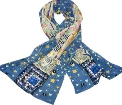 Ars mundi Künstlertücher<Seidenschal »Stoclet Fries«, nach Gustav Klimt