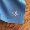 Leinenweberei Vieböck Servietten & Tischdecken<Serviette Leinen »Monogramm«, Blau