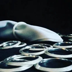 HML Berlin Zubereiten & Servieren<Serviettenring »Pure« Silber