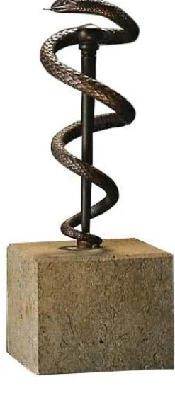 Ars mundi Kunstbronze & Stahl<Äskulapnatter