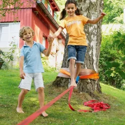 Kinder Slackstar Kinder Im Garten|Spielzeug Für Draußen<Slackline blau