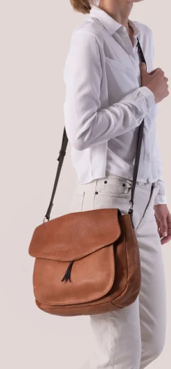 Harold's Lederwaren Handtaschen<»Slingbag« aus Leder