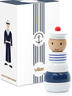 Kinder VILAC Holzspielzeug|Konstruieren & Experimentieren<Stapelfigur »Marine nationale«