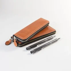 F. Hammann Etuis<Stiftmäppchen aus Leder