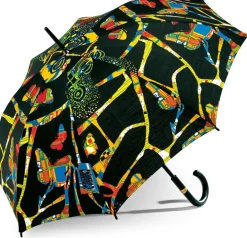 Ars mundi Regenschirme<Stockschirm »Dunkelbunt«, nach Friedensreich Hundertwasser