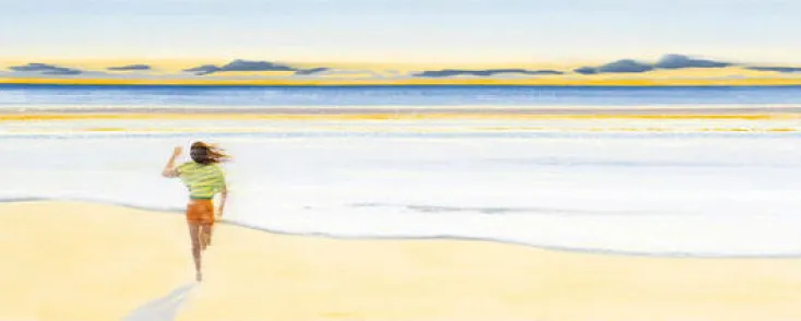 Anja Struck Alle Werke<Struck, Anja: »Goldener Schimmer am Horizont«, 2021