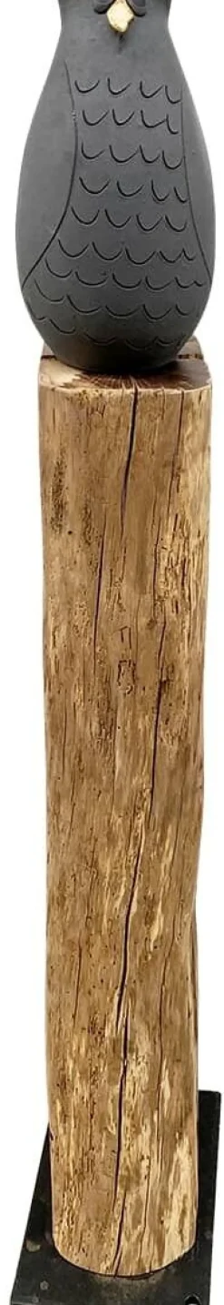 Ars mundi Gartendekoration|Alle Skulpturen<Susanne Boerner: Gartenstele »Hauswächter Eule«