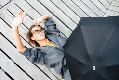 ANATOLE Regenschirme<Taschenschirm »Jane«, Schwarz