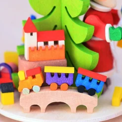 Graupner Holzminiaturen Kerzen & Raumdüfte<Teelichtpyramide »Weihnachtsmann«