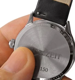 Hentschel Uhrenmanufaktur Armbanduhren<Uhrenedition »ZEIT 1« aus Edelstahl