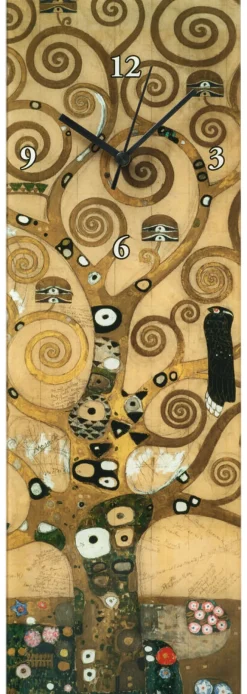 Gustav Klimt Wand- & Tischuhren<Wanduhr »Lebensbaum« nach