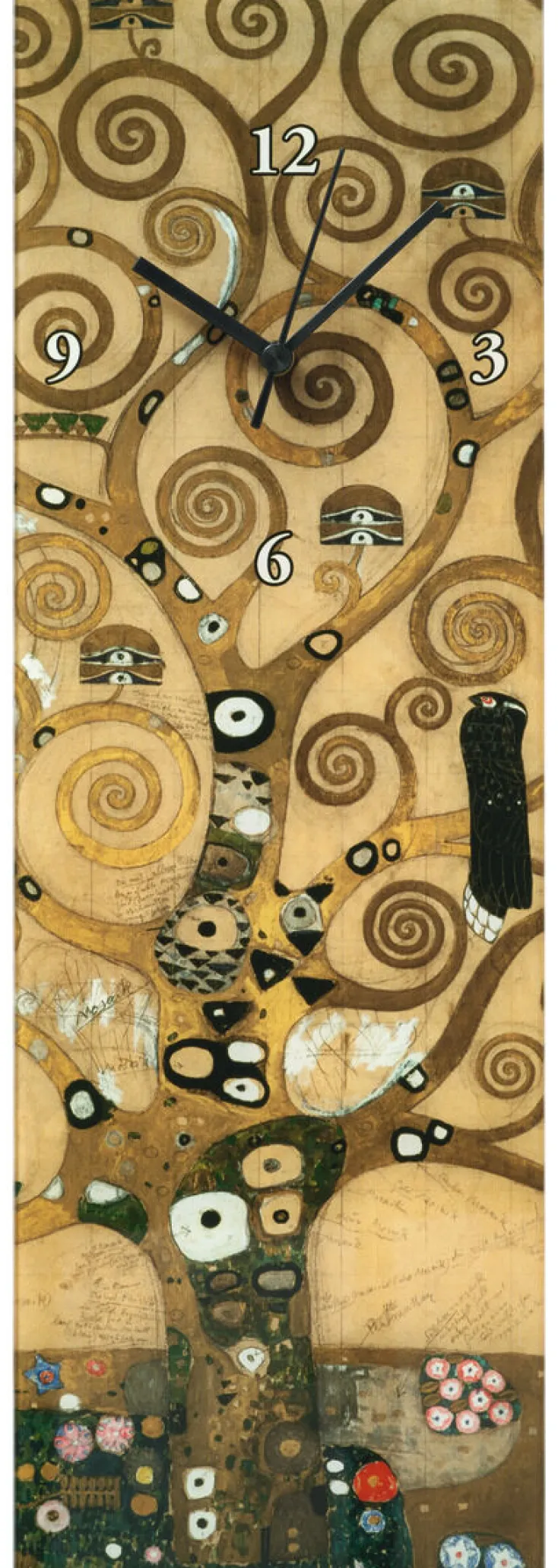 Gustav Klimt Wand- & Tischuhren<Wanduhr »Lebensbaum« nach