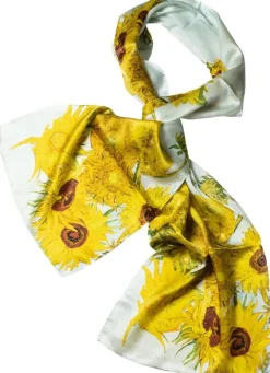 Ars mundi Künstlertücher<Waszak, Petra: Seidenschal »Sonnenblumen«