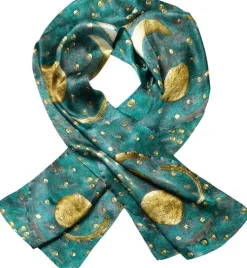 Ars mundi Seide|Künstlertücher<Waszak, Petra: Seidenschal »Himmelsscheibe von Nebra«