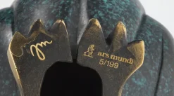 Ars mundi Alle Skulpturen|Bronze<Weber, Jagna: Skulptur »Kleiner Kauz«, Bronze