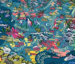 Kinder Water & Wines Spiele & Puzzle|Puzzle Für Erwachsene<Wein Puzzle »Frankreich«