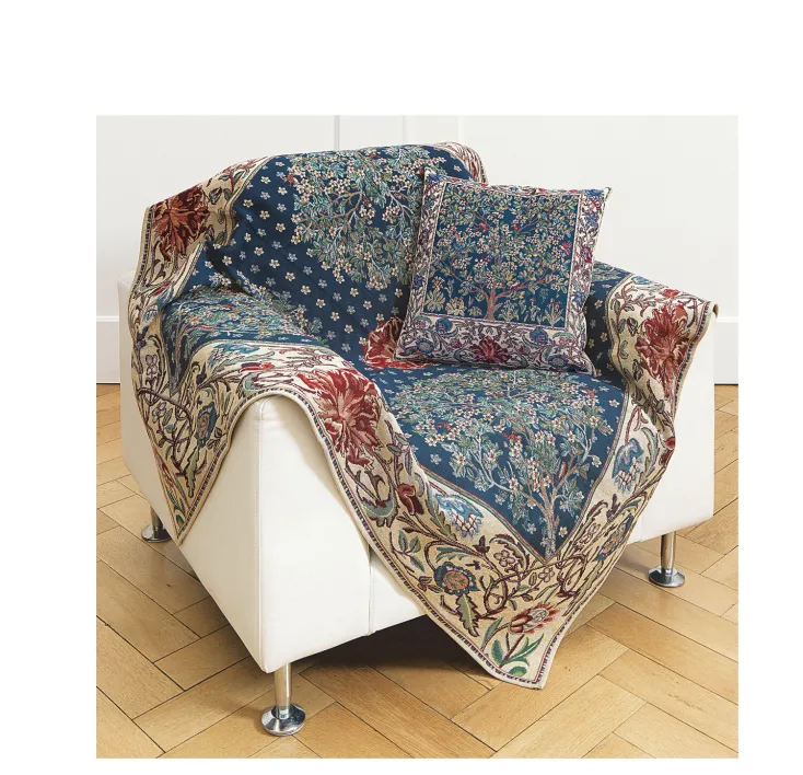 Ars mundi Decken & Kissen<Wohnplaid und Kissenhülle »Tree of Life« im Set - nach William Morris