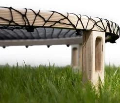 Kinder Wooden Roundnet Kinder Im Garten|Spielzeug Für Draußen<