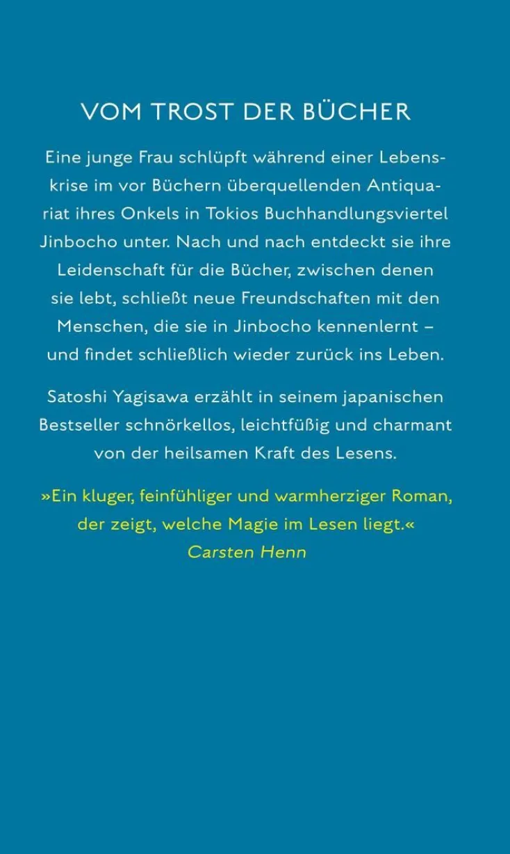 ZEIT Buchhandlung Romane<Yagisawa, S: Tage in der Buchhandlung Morisaki