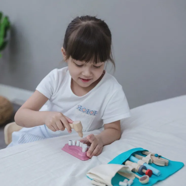 Kinder Plan Toys Nikolausgeschenke|Holzspielzeug<Zahnarzt-Set