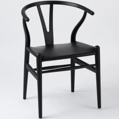 Carl Hansen Sondereditionen|Stühle & Sessel<ZEIT Sonderedition »CH24«, Wishbone Chair aus Buche und Leder