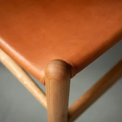 Carl Hansen Sondereditionen|Stühle & Sessel<ZEIT Sonderedition »CH24«, Wishbone Chair aus Eiche und Leder