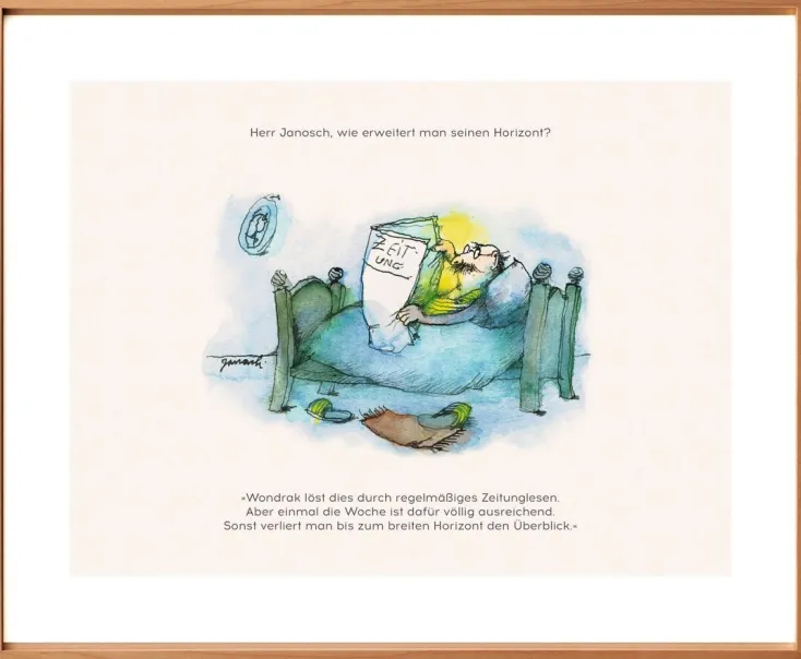 DIE ZEIT Geschenkbücher<ZEIT-Edition »Herr Janosch, wie erweitert man seinen Horizont?«