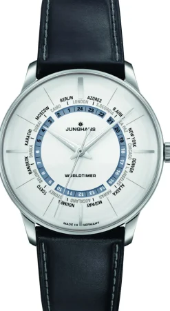 Junghans Armbanduhren<ZEIT-Kollektion »Meister Worldtimer«