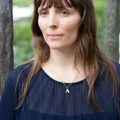 Anke Gralfs Goldschmiedeschmuck<ZEIT-Sonderedition Buchstabenanhänger A-Z, vergoldet