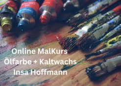 Insa Hoffmann Alle Werke<ZEIT-Sonderedition Kunstkurs: - Kaltwachs und Ölfarbe
