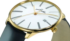 Junghans Armbanduhren<ZEIT-Sonderedition »Meister fein Automatic Edition Erhard«, Gelbgold