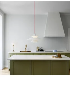 Louis Poulsen Sondereditionen|Pendelleuchten<ZEIT-Sonderedition Pendelleuchte »PH5 Monochrome« in Weiß und Rot