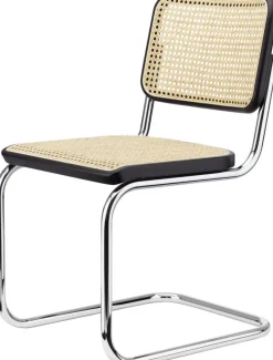 Thonet Sondereditionen|Stühle & Sessel<ZEIT-Sonderedition Stahlrohr-Freischwinger »S 32« von