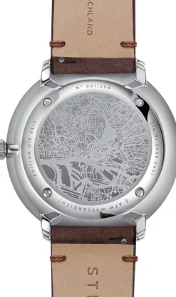 Sternglas Armbanduhren<ZEIT-Sonderedition Uhr »Hamburg«, Silber