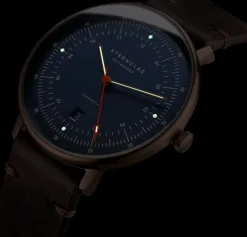 Sternglas Armbanduhren<ZEIT-Sonderedition Uhr »Hamburg«, Bronze