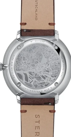 Sternglas Armbanduhren<ZEIT-Sonderedition Uhr »Hamburg Automatik«, Grün-Blau