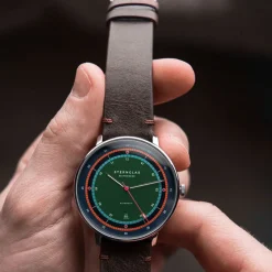 Sternglas Armbanduhren<ZEIT-Sonderedition Uhr »Hamburg Automatik«, Grün-Blau