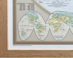 Interkart Sondereditionen|Wandbilder & Wanddekoration<ZEIT-Sonderedition Weltkarte »National Geographic antik«