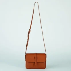 Guerer & Guerer Sondereditionen|Handtaschen<ZEIT-Tasche »Saddle Bag Small« Cognac