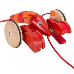 Kinder GOKI Nikolausgeschenke|Holzspielzeug<Ziehtier »Hummer Rüdiger«