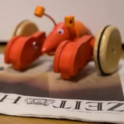 Kinder GOKI Nikolausgeschenke|Holzspielzeug<Ziehtier »Hummer Rüdiger«