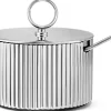 Georg Jensen Zubereiten & Servieren<Zuckerdose mit Löffel »Bernadotte«